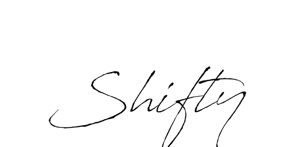 Antro_Vectra is a professional signature style that is perfect for those who want to add a touch of class to their signature. It is also a great choice for those who want to make their signature more unique. Get Shifty name to fancy signature for free. Shifty signature style 6 images and pictures png