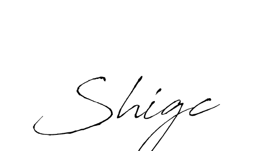 You should practise on your own different ways (Antro_Vectra) to write your name (Shigc) in signature. don't let someone else do it for you. Shigc signature style 6 images and pictures png