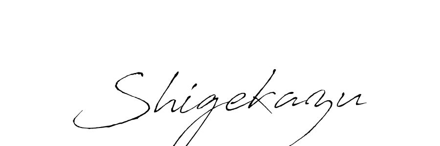 Similarly Antro_Vectra is the best handwritten signature design. Signature creator online .You can use it as an online autograph creator for name Shigekazu. Shigekazu signature style 6 images and pictures png