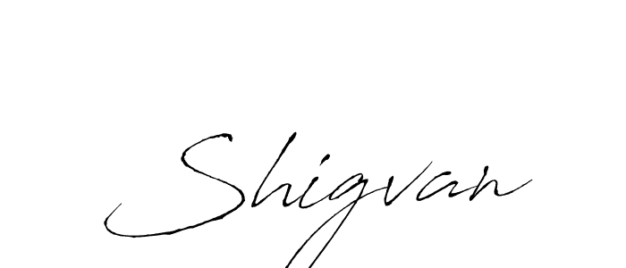 Design your own signature with our free online signature maker. With this signature software, you can create a handwritten (Antro_Vectra) signature for name Shigvan. Shigvan signature style 6 images and pictures png