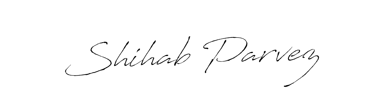 How to make Shihab Parvez signature? Antro_Vectra is a professional autograph style. Create handwritten signature for Shihab Parvez name. Shihab Parvez signature style 6 images and pictures png