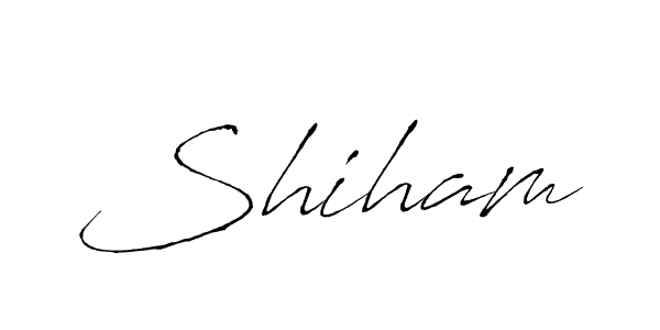 How to make Shiham name signature. Use Antro_Vectra style for creating short signs online. This is the latest handwritten sign. Shiham signature style 6 images and pictures png