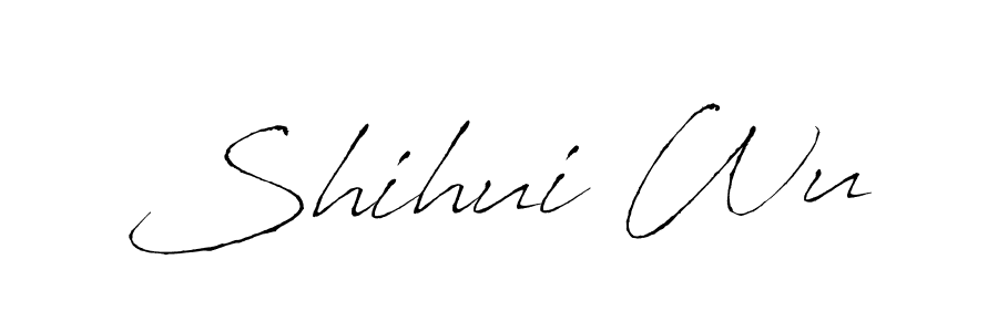 Once you've used our free online signature maker to create your best signature Antro_Vectra style, it's time to enjoy all of the benefits that Shihui Wu name signing documents. Shihui Wu signature style 6 images and pictures png