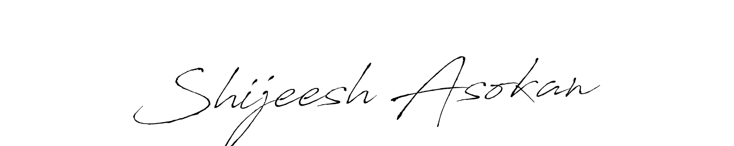 Design your own signature with our free online signature maker. With this signature software, you can create a handwritten (Antro_Vectra) signature for name Shijeesh Asokan. Shijeesh Asokan signature style 6 images and pictures png