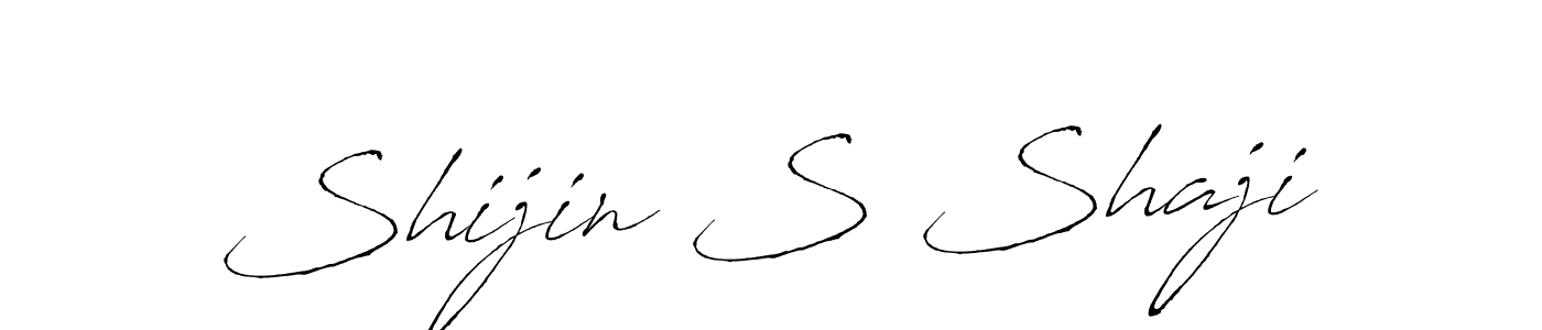 Also we have Shijin S Shaji name is the best signature style. Create professional handwritten signature collection using Antro_Vectra autograph style. Shijin S Shaji signature style 6 images and pictures png