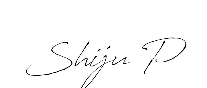 Design your own signature with our free online signature maker. With this signature software, you can create a handwritten (Antro_Vectra) signature for name Shiju P. Shiju P signature style 6 images and pictures png