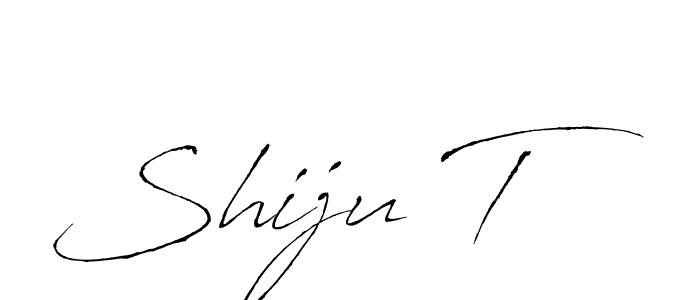 if you are searching for the best signature style for your name Shiju T. so please give up your signature search. here we have designed multiple signature styles  using Antro_Vectra. Shiju T signature style 6 images and pictures png