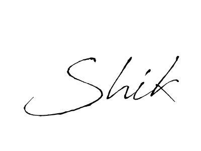 Create a beautiful signature design for name Shik. With this signature (Antro_Vectra) fonts, you can make a handwritten signature for free. Shik signature style 6 images and pictures png
