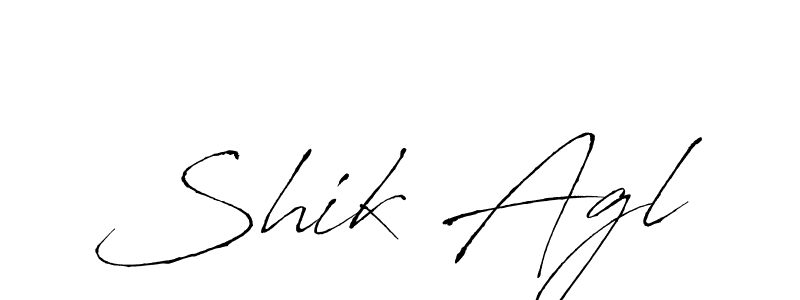 Also we have Shik Agl name is the best signature style. Create professional handwritten signature collection using Antro_Vectra autograph style. Shik Agl signature style 6 images and pictures png