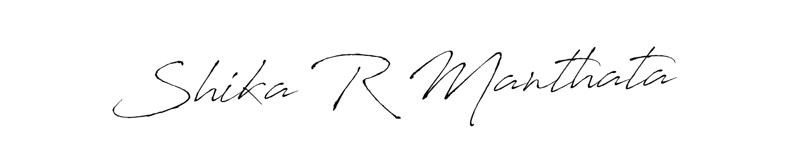 You can use this online signature creator to create a handwritten signature for the name Shika R Manthata. This is the best online autograph maker. Shika R Manthata signature style 6 images and pictures png