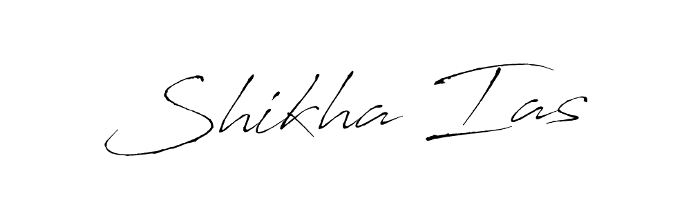 Make a beautiful signature design for name Shikha Ias. With this signature (Antro_Vectra) style, you can create a handwritten signature for free. Shikha Ias signature style 6 images and pictures png