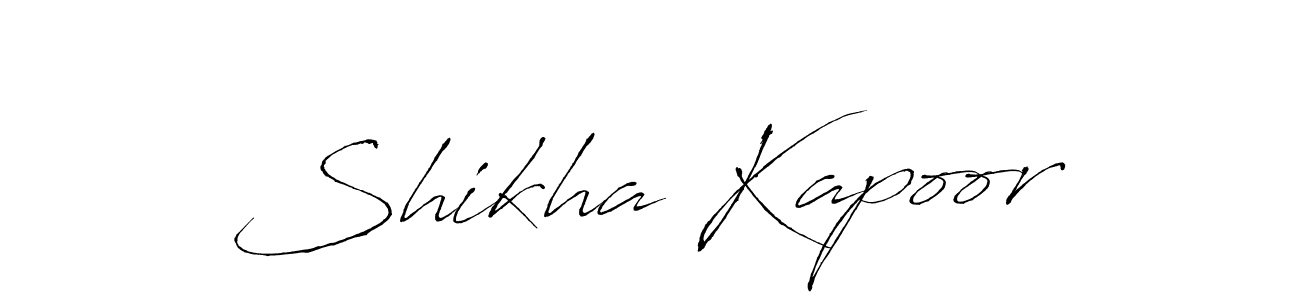 Also You can easily find your signature by using the search form. We will create Shikha Kapoor name handwritten signature images for you free of cost using Antro_Vectra sign style. Shikha Kapoor signature style 6 images and pictures png