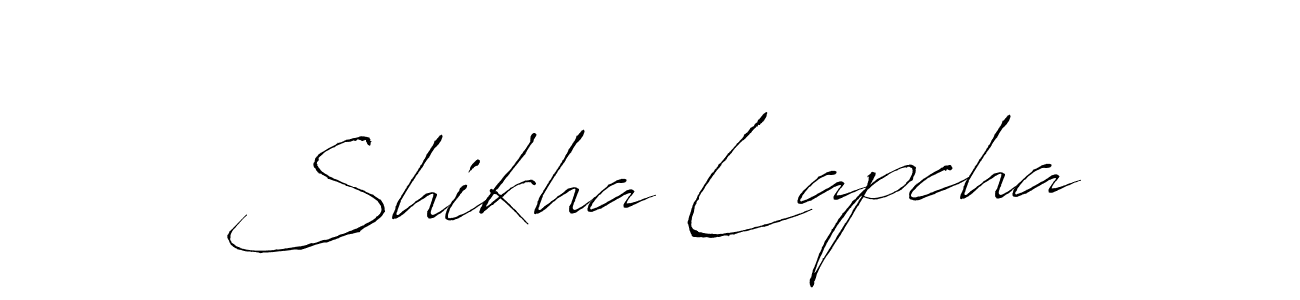 Make a beautiful signature design for name Shikha Lapcha. Use this online signature maker to create a handwritten signature for free. Shikha Lapcha signature style 6 images and pictures png