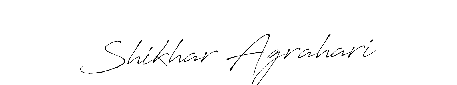 This is the best signature style for the Shikhar Agrahari name. Also you like these signature font (Antro_Vectra). Mix name signature. Shikhar Agrahari signature style 6 images and pictures png