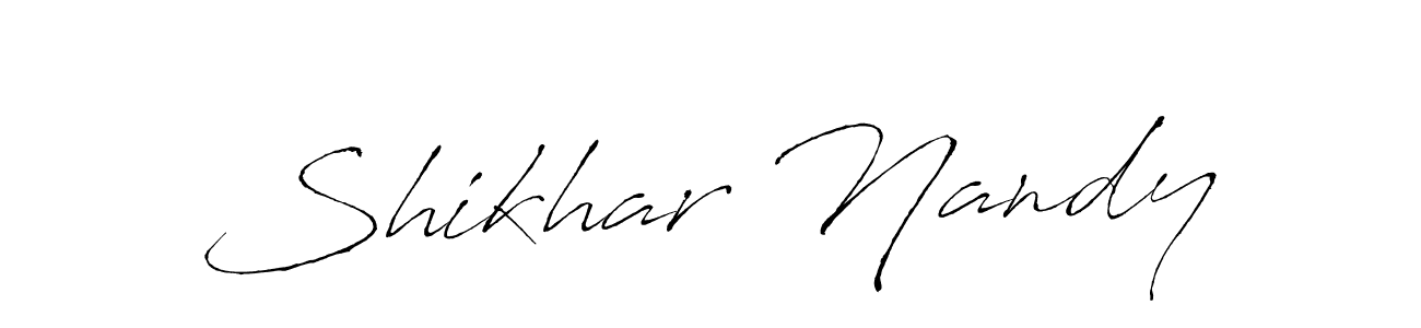 The best way (Antro_Vectra) to make a short signature is to pick only two or three words in your name. The name Shikhar Nandy include a total of six letters. For converting this name. Shikhar Nandy signature style 6 images and pictures png