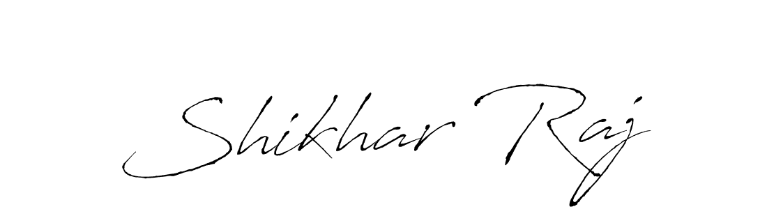 You should practise on your own different ways (Antro_Vectra) to write your name (Shikhar Raj) in signature. don't let someone else do it for you. Shikhar Raj signature style 6 images and pictures png