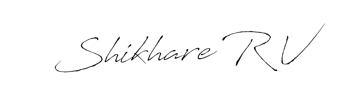 Make a beautiful signature design for name Shikhare R V. Use this online signature maker to create a handwritten signature for free. Shikhare R V signature style 6 images and pictures png