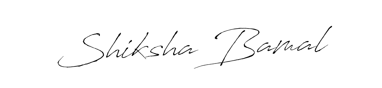 Make a short Shiksha Bamal signature style. Manage your documents anywhere anytime using Antro_Vectra. Create and add eSignatures, submit forms, share and send files easily. Shiksha Bamal signature style 6 images and pictures png