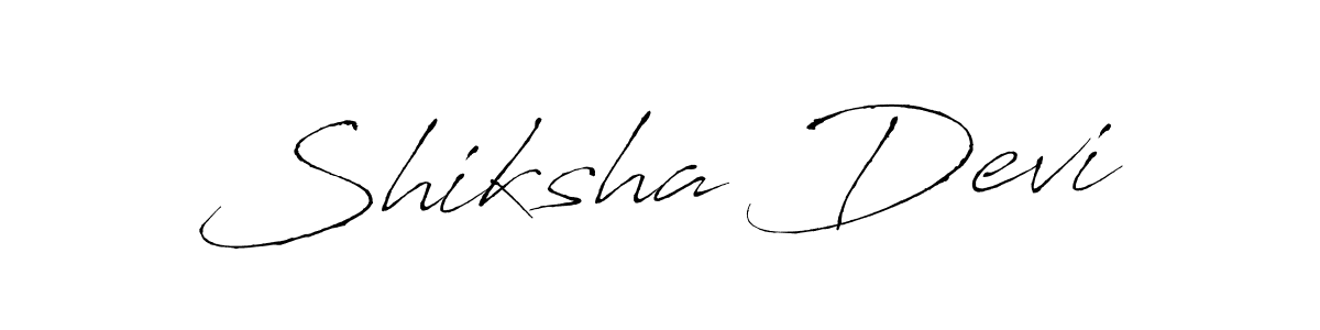 How to make Shiksha Devi signature? Antro_Vectra is a professional autograph style. Create handwritten signature for Shiksha Devi name. Shiksha Devi signature style 6 images and pictures png