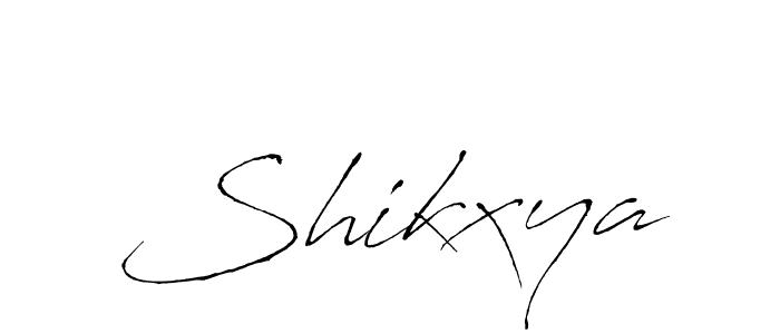 Make a beautiful signature design for name Shikxya. With this signature (Antro_Vectra) style, you can create a handwritten signature for free. Shikxya signature style 6 images and pictures png