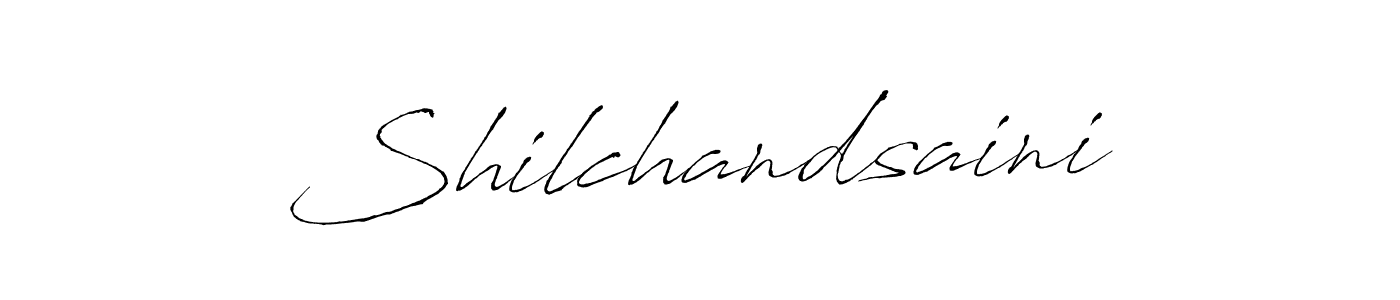 Antro_Vectra is a professional signature style that is perfect for those who want to add a touch of class to their signature. It is also a great choice for those who want to make their signature more unique. Get Shilchandsaini name to fancy signature for free. Shilchandsaini signature style 6 images and pictures png