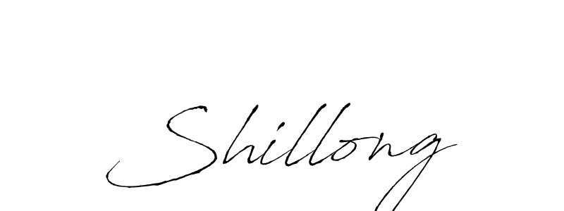 How to make Shillong signature? Antro_Vectra is a professional autograph style. Create handwritten signature for Shillong name. Shillong signature style 6 images and pictures png