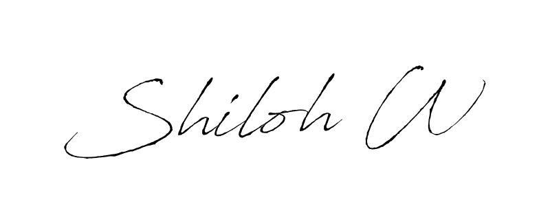 Once you've used our free online signature maker to create your best signature Antro_Vectra style, it's time to enjoy all of the benefits that Shiloh W name signing documents. Shiloh W signature style 6 images and pictures png