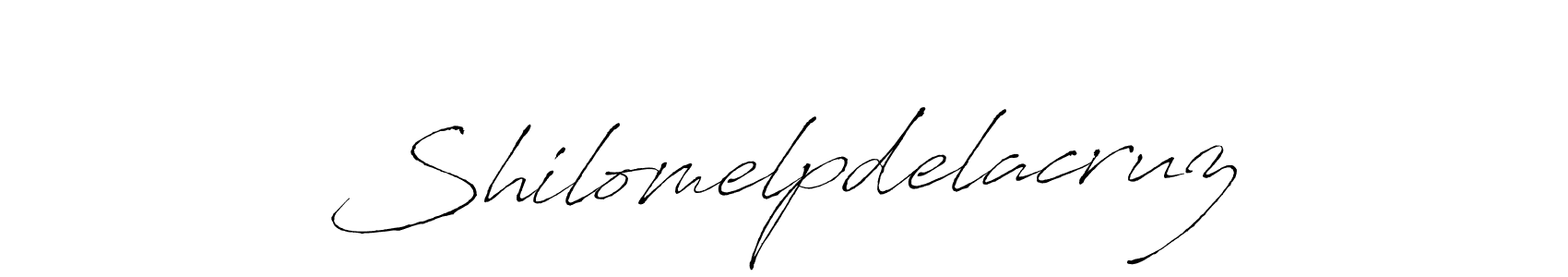 How to make Shilomelpdelacruz signature? Antro_Vectra is a professional autograph style. Create handwritten signature for Shilomelpdelacruz name. Shilomelpdelacruz signature style 6 images and pictures png