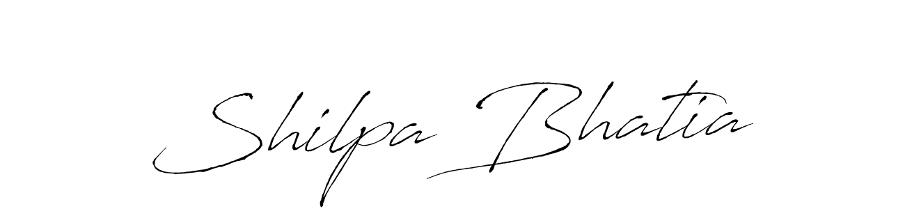 Use a signature maker to create a handwritten signature online. With this signature software, you can design (Antro_Vectra) your own signature for name Shilpa Bhatia. Shilpa Bhatia signature style 6 images and pictures png