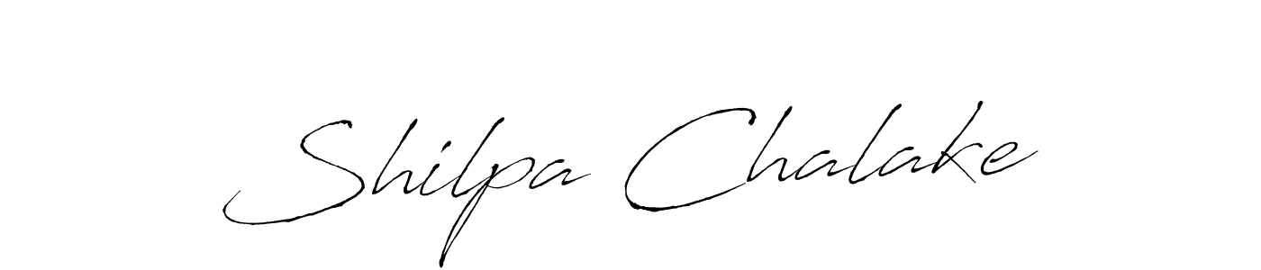 Design your own signature with our free online signature maker. With this signature software, you can create a handwritten (Antro_Vectra) signature for name Shilpa Chalake. Shilpa Chalake signature style 6 images and pictures png