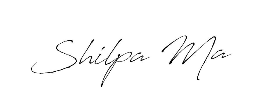 It looks lik you need a new signature style for name Shilpa Ma. Design unique handwritten (Antro_Vectra) signature with our free signature maker in just a few clicks. Shilpa Ma signature style 6 images and pictures png
