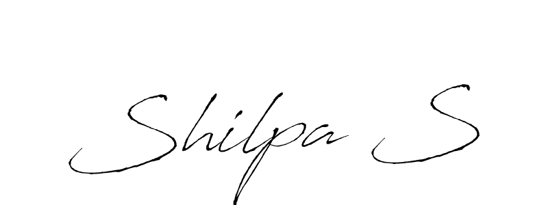 Shilpa S stylish signature style. Best Handwritten Sign (Antro_Vectra) for my name. Handwritten Signature Collection Ideas for my name Shilpa S. Shilpa S signature style 6 images and pictures png