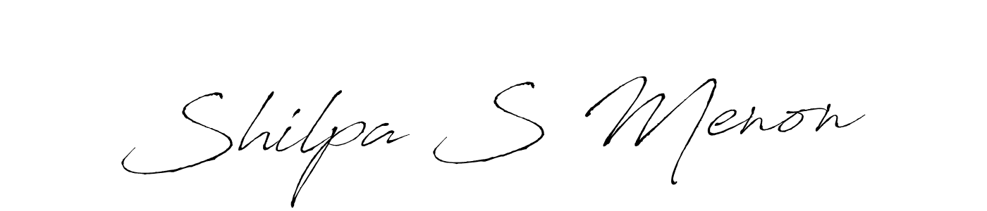Make a beautiful signature design for name Shilpa S Menon. Use this online signature maker to create a handwritten signature for free. Shilpa S Menon signature style 6 images and pictures png