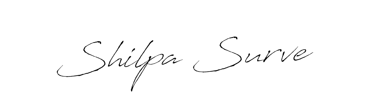 Make a beautiful signature design for name Shilpa Surve. With this signature (Antro_Vectra) style, you can create a handwritten signature for free. Shilpa Surve signature style 6 images and pictures png