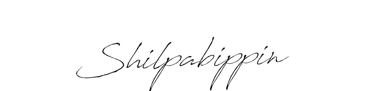 Make a beautiful signature design for name Shilpabippin. With this signature (Antro_Vectra) style, you can create a handwritten signature for free. Shilpabippin signature style 6 images and pictures png