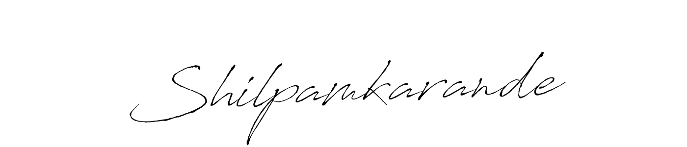 This is the best signature style for the Shilpamkarande name. Also you like these signature font (Antro_Vectra). Mix name signature. Shilpamkarande signature style 6 images and pictures png