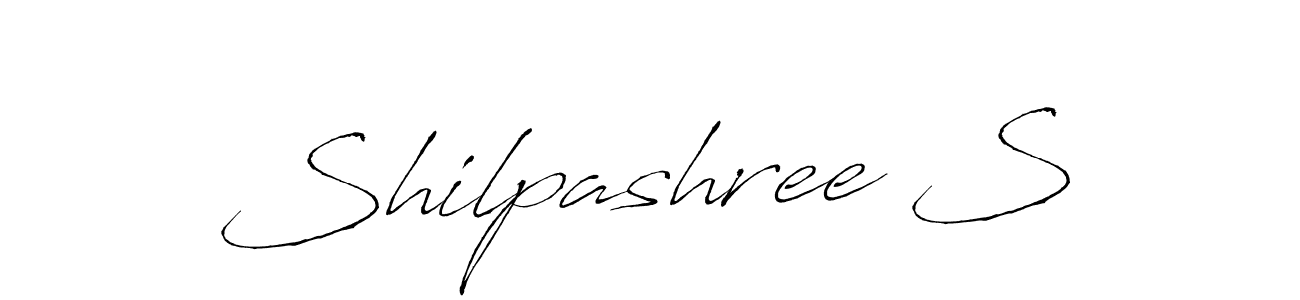 Shilpashree S stylish signature style. Best Handwritten Sign (Antro_Vectra) for my name. Handwritten Signature Collection Ideas for my name Shilpashree S. Shilpashree S signature style 6 images and pictures png