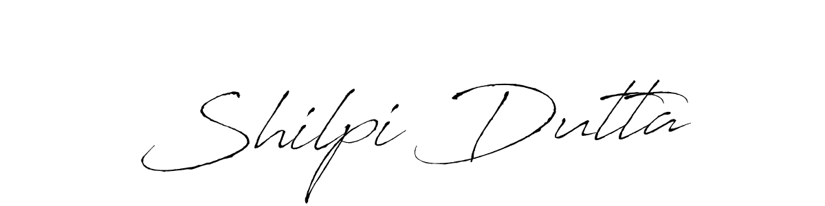 Design your own signature with our free online signature maker. With this signature software, you can create a handwritten (Antro_Vectra) signature for name Shilpi Dutta. Shilpi Dutta signature style 6 images and pictures png