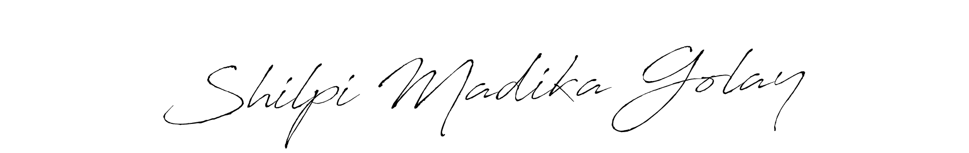 Make a short Shilpi Madika Golay signature style. Manage your documents anywhere anytime using Antro_Vectra. Create and add eSignatures, submit forms, share and send files easily. Shilpi Madika Golay signature style 6 images and pictures png