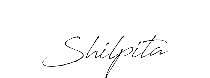 Use a signature maker to create a handwritten signature online. With this signature software, you can design (Antro_Vectra) your own signature for name Shilpita. Shilpita signature style 6 images and pictures png