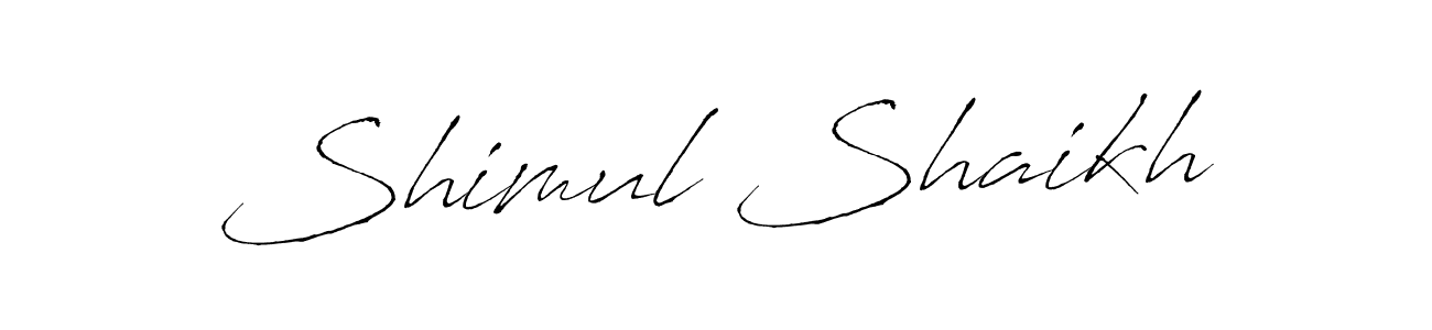 Antro_Vectra is a professional signature style that is perfect for those who want to add a touch of class to their signature. It is also a great choice for those who want to make their signature more unique. Get Shimul Shaikh name to fancy signature for free. Shimul Shaikh signature style 6 images and pictures png