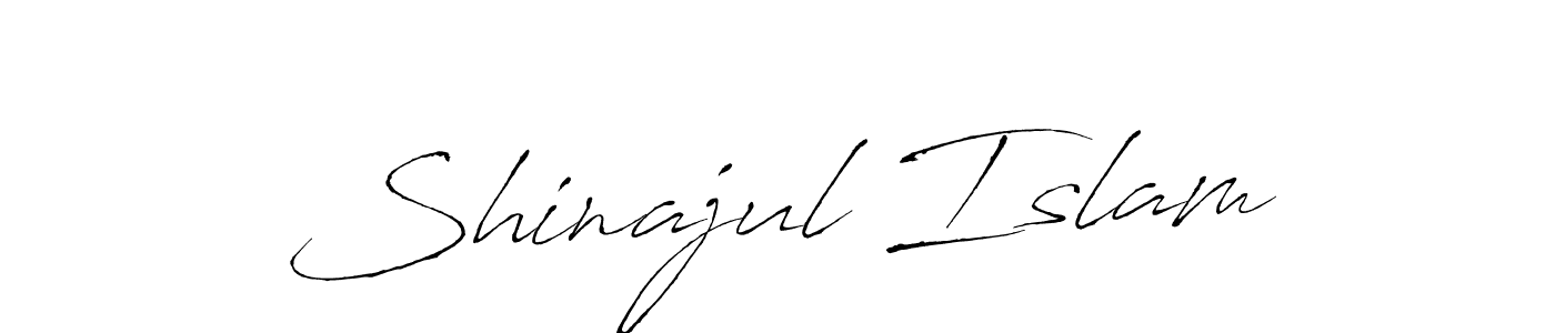 Create a beautiful signature design for name Shinajul Islam. With this signature (Antro_Vectra) fonts, you can make a handwritten signature for free. Shinajul Islam signature style 6 images and pictures png