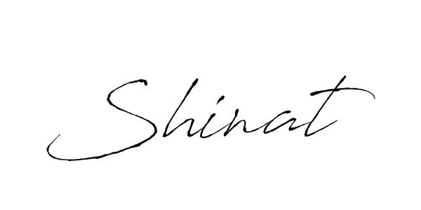 Design your own signature with our free online signature maker. With this signature software, you can create a handwritten (Antro_Vectra) signature for name Shinat. Shinat signature style 6 images and pictures png