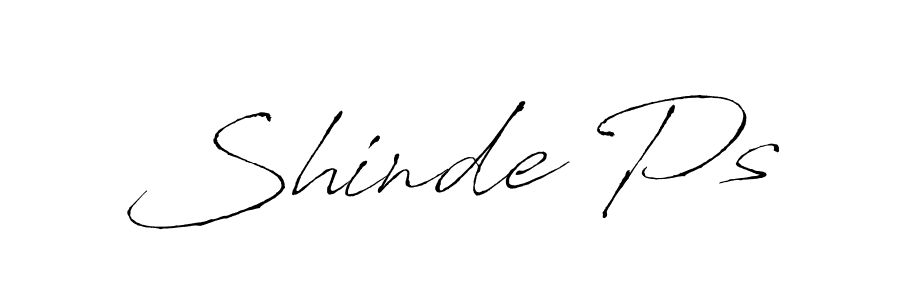 How to make Shinde Ps signature? Antro_Vectra is a professional autograph style. Create handwritten signature for Shinde Ps name. Shinde Ps signature style 6 images and pictures png