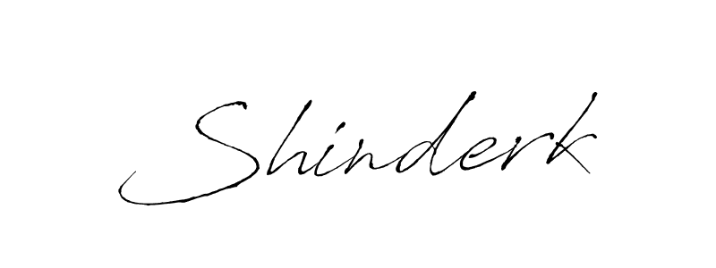 Make a beautiful signature design for name Shinderk. With this signature (Antro_Vectra) style, you can create a handwritten signature for free. Shinderk signature style 6 images and pictures png