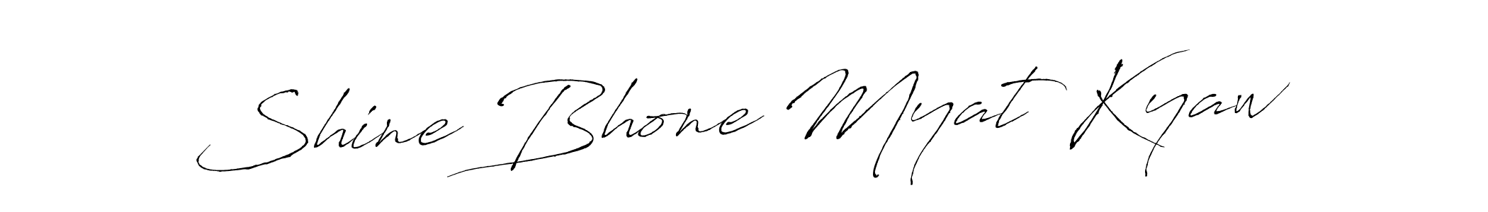 Once you've used our free online signature maker to create your best signature Antro_Vectra style, it's time to enjoy all of the benefits that Shine Bhone Myat Kyaw name signing documents. Shine Bhone Myat Kyaw signature style 6 images and pictures png