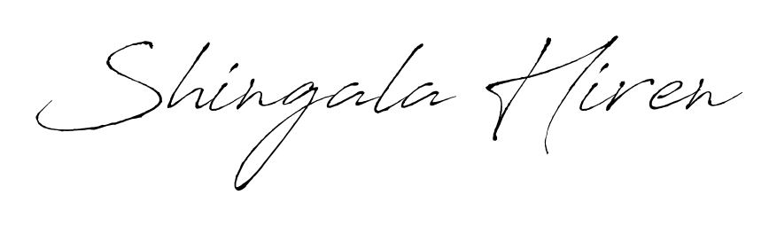 Also we have Shingala Hiren name is the best signature style. Create professional handwritten signature collection using Antro_Vectra autograph style. Shingala Hiren signature style 6 images and pictures png