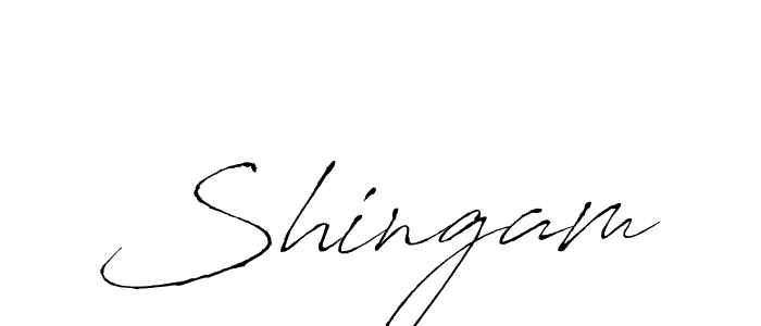 How to make Shingam signature? Antro_Vectra is a professional autograph style. Create handwritten signature for Shingam name. Shingam signature style 6 images and pictures png