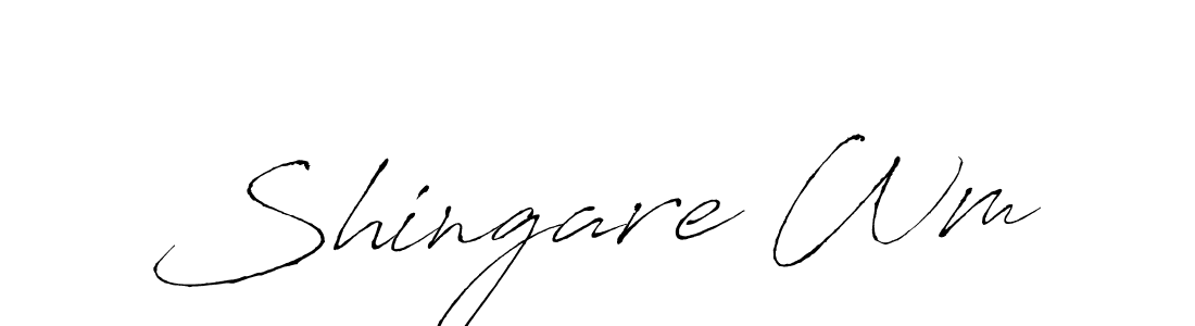 Also we have Shingare Wm name is the best signature style. Create professional handwritten signature collection using Antro_Vectra autograph style. Shingare Wm signature style 6 images and pictures png