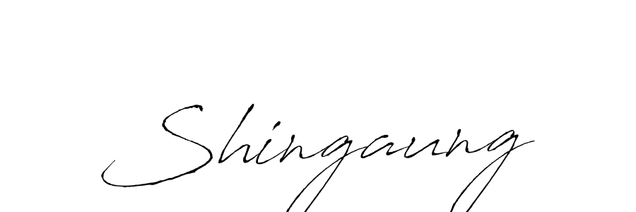 How to make Shingaung name signature. Use Antro_Vectra style for creating short signs online. This is the latest handwritten sign. Shingaung signature style 6 images and pictures png